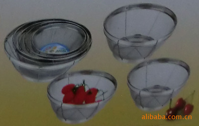 【供應高邊粗網籃(圖)】價格,廠家,圖片,收納籃、置物籃,沈陽東北日用雜品市場盧惠娟日雜批發部-